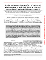 Vitamina D e Psioriase / Vitiligo